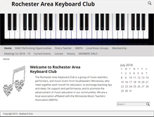 Tablet Screenshot of keyboardclub.org